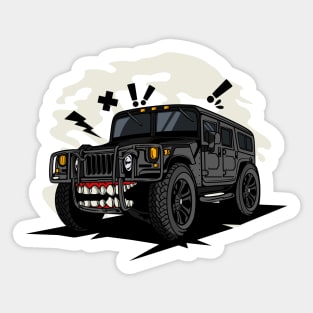 Mad Army Car Sticker